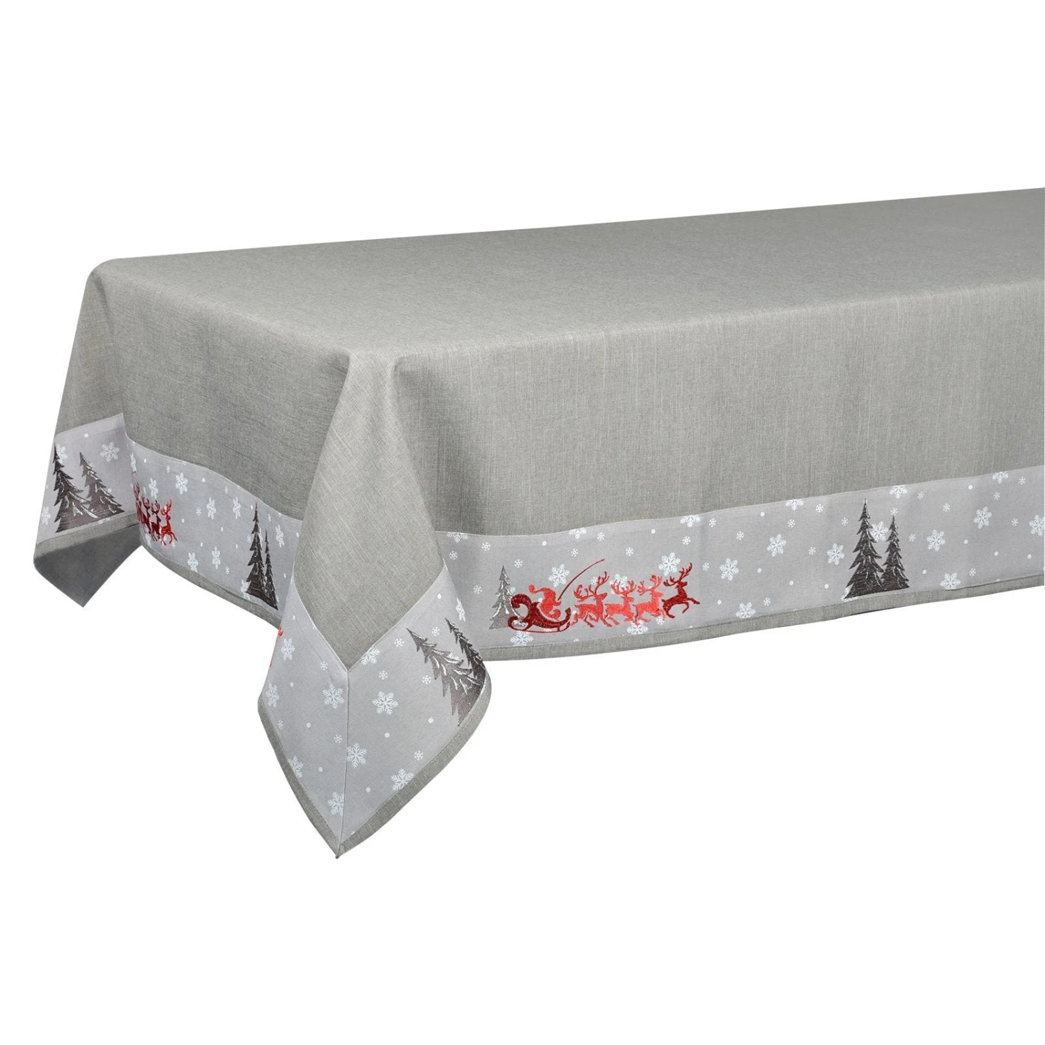 Fabric Christmas Tablecloths Table Covers / Napkins 8 Fabric Christmas Tablecloths Table Covers / Napkins - Image 6