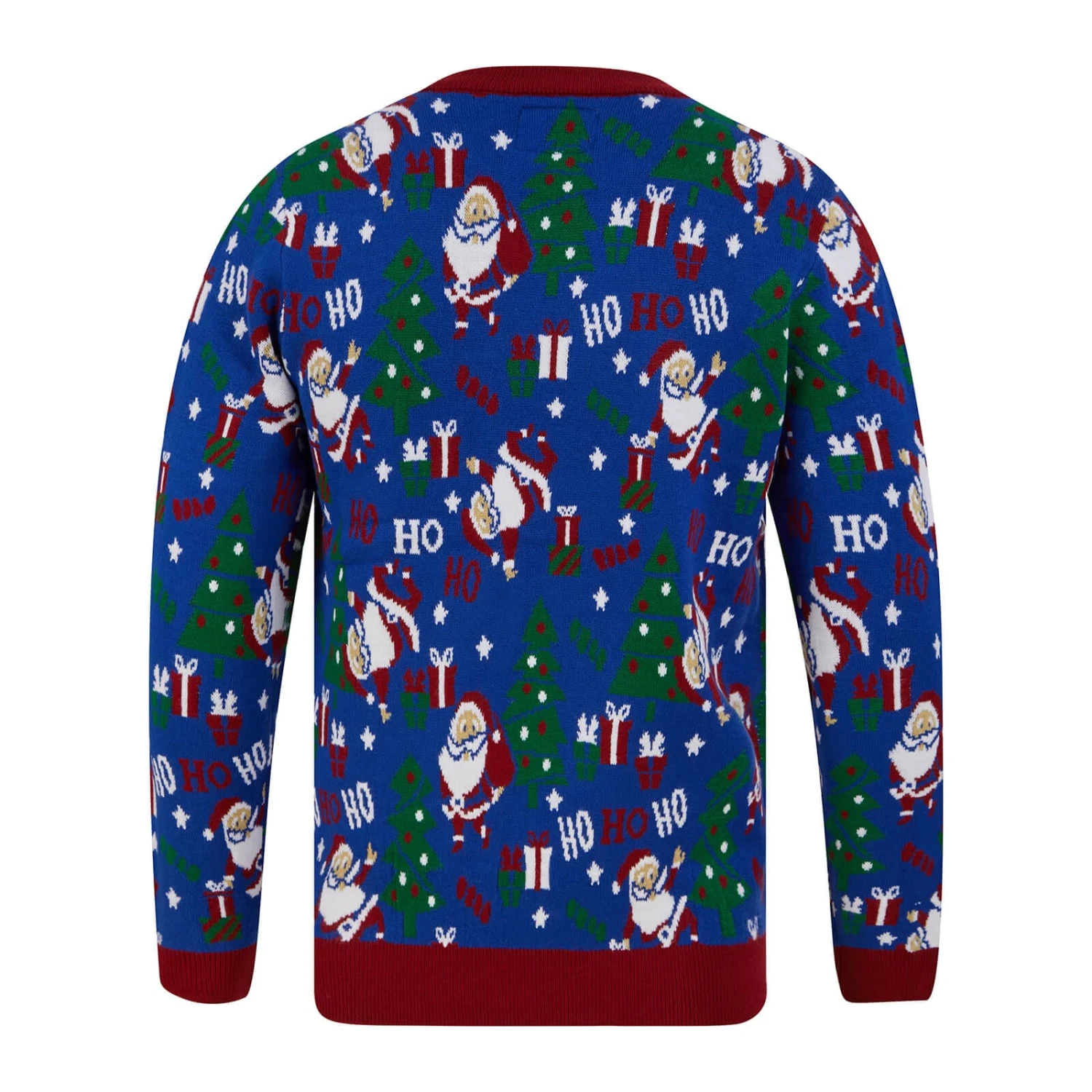 Mens Santa Ho Ho Ho Christmas Jumper 4 Mens Santa Ho Ho Ho Christmas Jumper - Image 3
