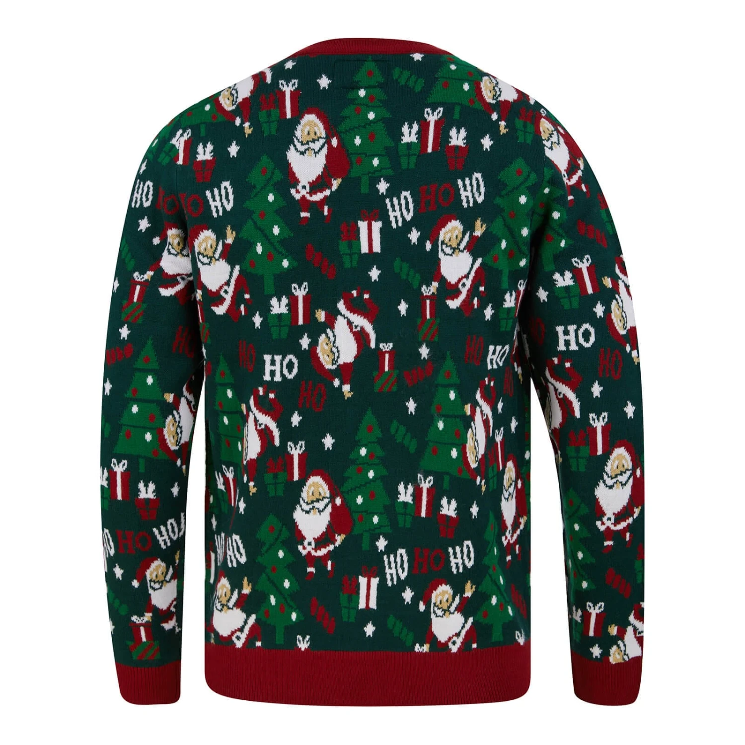 Mens Santa Ho Ho Ho Christmas Jumper 6 Mens Santa Ho Ho Ho Christmas Jumper - Image 5