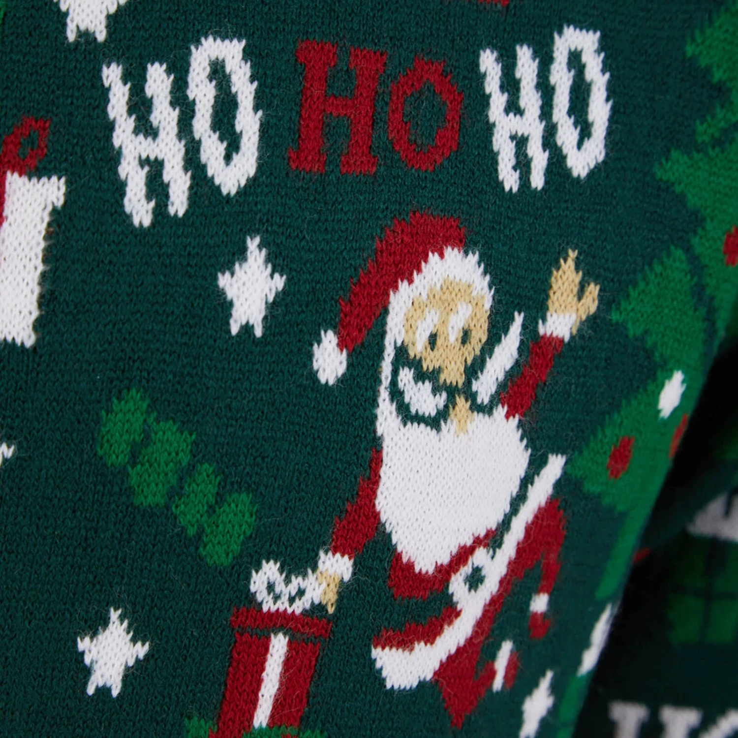 Mens Santa Ho Ho Ho Christmas Jumper 7 Mens Santa Ho Ho Ho Christmas Jumper - Image 6