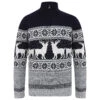 Mens Traditional Reindeer Christmas Jumper