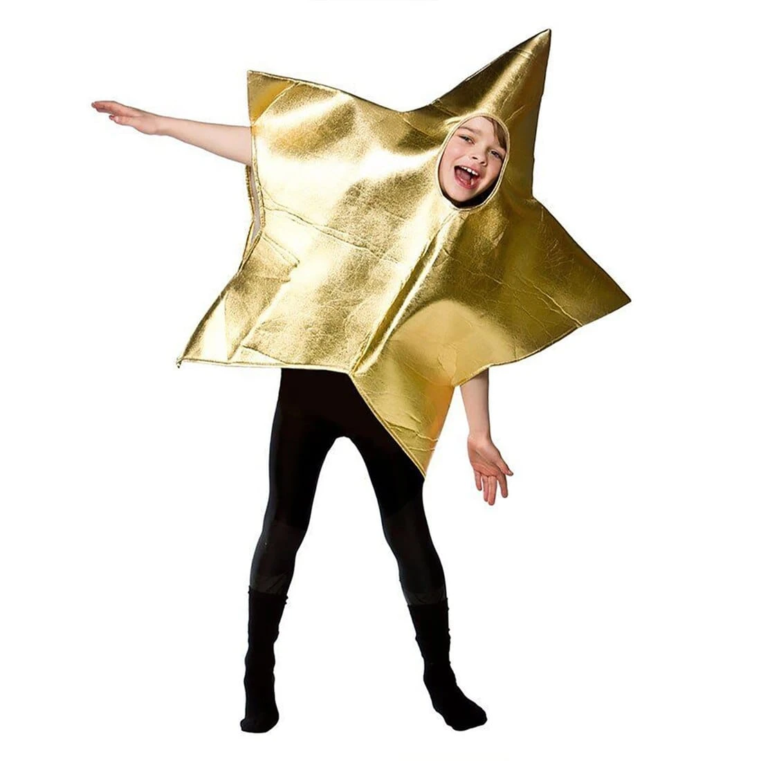 Kids Nativity Play Star Costume Gold Silver Halloween Fancy Dress 3 Kids Nativity Play Star Costume Gold Silver Halloween Fancy Dress