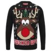 Mens Novelty Christmas Jumper Pucker Up Mistletoe Reindeer 1 Mens Novelty Christmas Jumper Pucker Up Mistletoe Reindeer -Halloween Supply Store 1 96377.1592469089.1100.1100