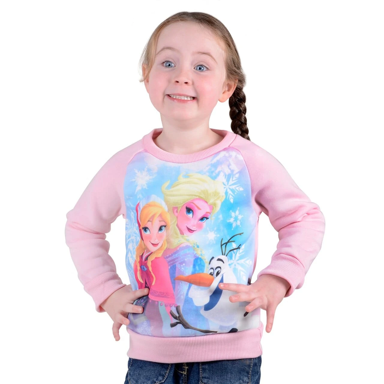 Girls Disney Frozen /Minions Despicable Me Christmas Jumper 7 Girls Disney Frozen /Minions Despicable Me Christmas Jumper - Image 5