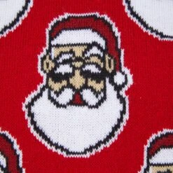 Kids Novelty Small Santa Heads Christmas Jumper -Halloween Supply Store 2A189861A 3.opt