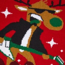 Kids Rebel Without A Claus Christmas Jumper -Halloween Supply Store 2A189891A 3.opt