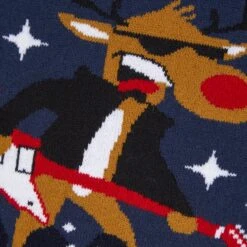 Kids Rebel Without A Claus Christmas Jumper -Halloween Supply Store 2A189891F 3.opt