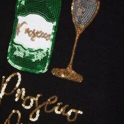 Womens Prosecco Queen Sequin Christmas Jumper 13 Womens Prosecco Queen Sequin Christmas Jumper -Halloween Supply Store 3A190201F 3.opt