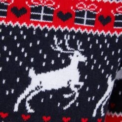 Kids Reindeer Traditional Pattern Christmas Jumper -Halloween Supply Store 4A190311F 3.opt