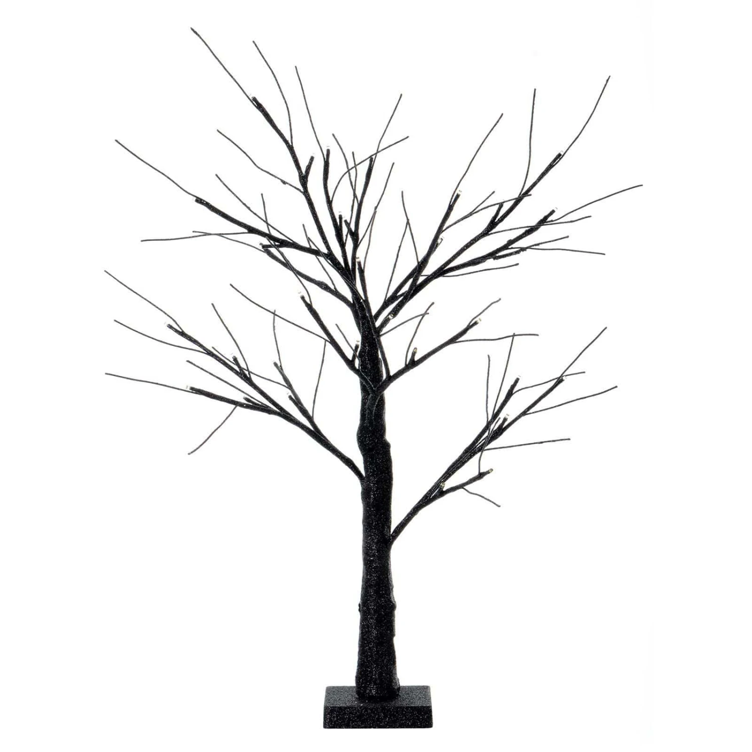 Black Glitter Mini Halloween Twig Tree LED Lights 60cm 14 Black Glitter Mini Halloween Twig Tree LED Lights 60cm - Image 12