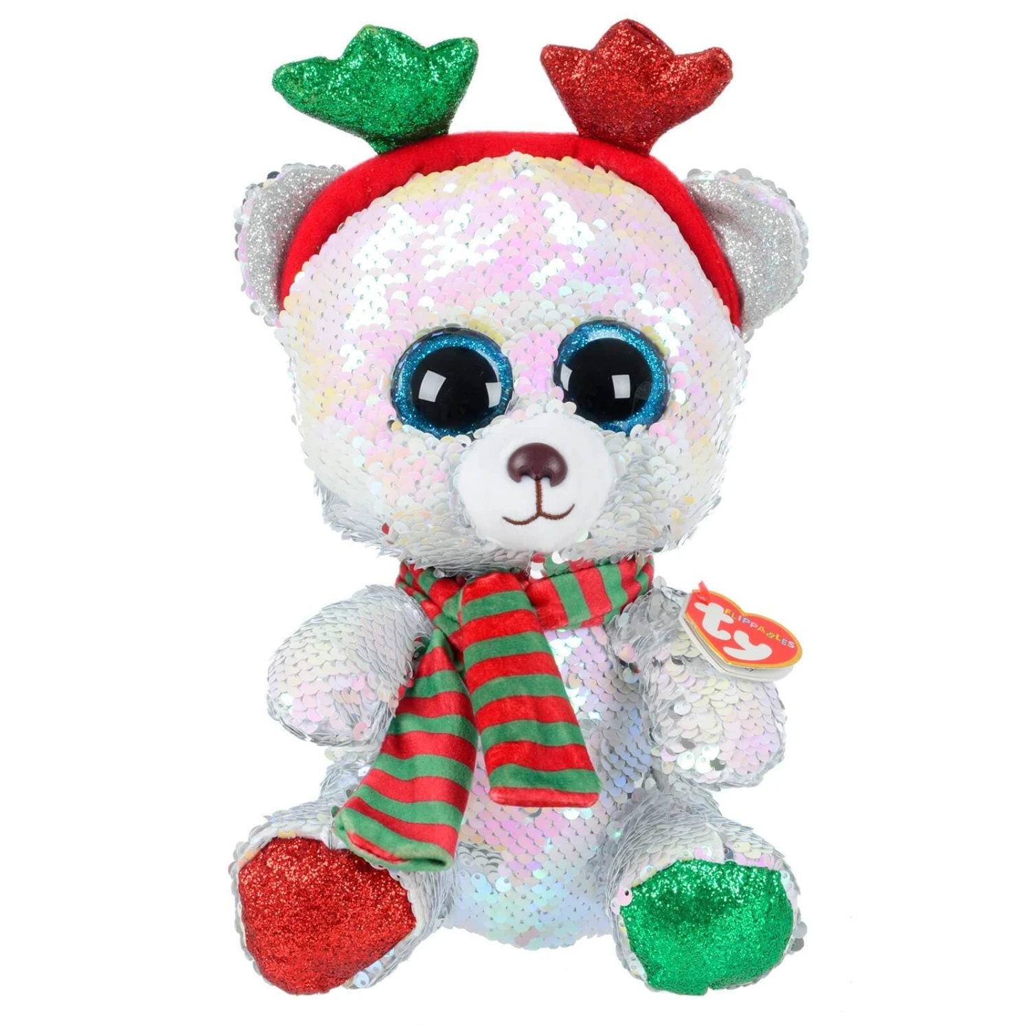Ty Flippables Christmas Figures Sequins Glitter Eyes 25cm 9 Ty Flippables Christmas Figures Sequins Glitter Eyes 25cm - Image 7