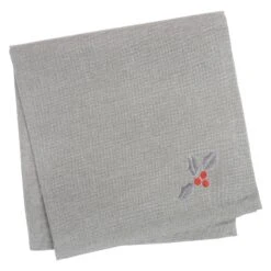 Grey Merry Christmas Fabric Tablecloths / Napkins Xmas Decoration -Halloween Supply Store 995888e9 2cdc 4a3b a6a9 523e1038c463