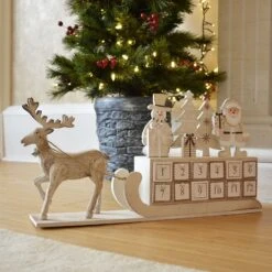 24 Drawer Christmas Wooden Advent Calendar Xmas Decoration -Halloween Supply Store 9afe3a08 f138 478d b919 edf97d6f50f4