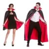 Super Deluxe Black Satin Vampire Cape Red Lining 80/140cm -Halloween Supply Store AC 9408 MS 1600 1 36383.1567164628.1100.1100