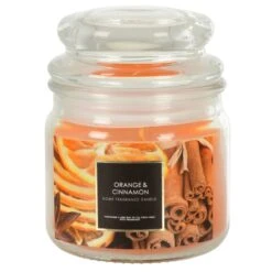 Baltus Festive Scented Candle Glass Jar Spices 45 Hours 15 Baltus Festive Scented Candle Glass Jar Spices 45 Hours -Halloween Supply Store BAL518469 opt