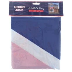 Jumbo Union Jack Flag Royal GB National 288cm (9'6") Long -Halloween Supply Store BEAOUT219337 2 opt