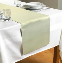 Christmas Sparkly Table Runner Black Gold 180cm X 35cm