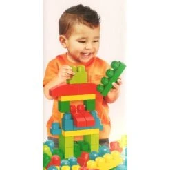 Mega Bloks Sky High Building Set First Builders 100 Large Blocks -Halloween Supply Store D23022 3 opt