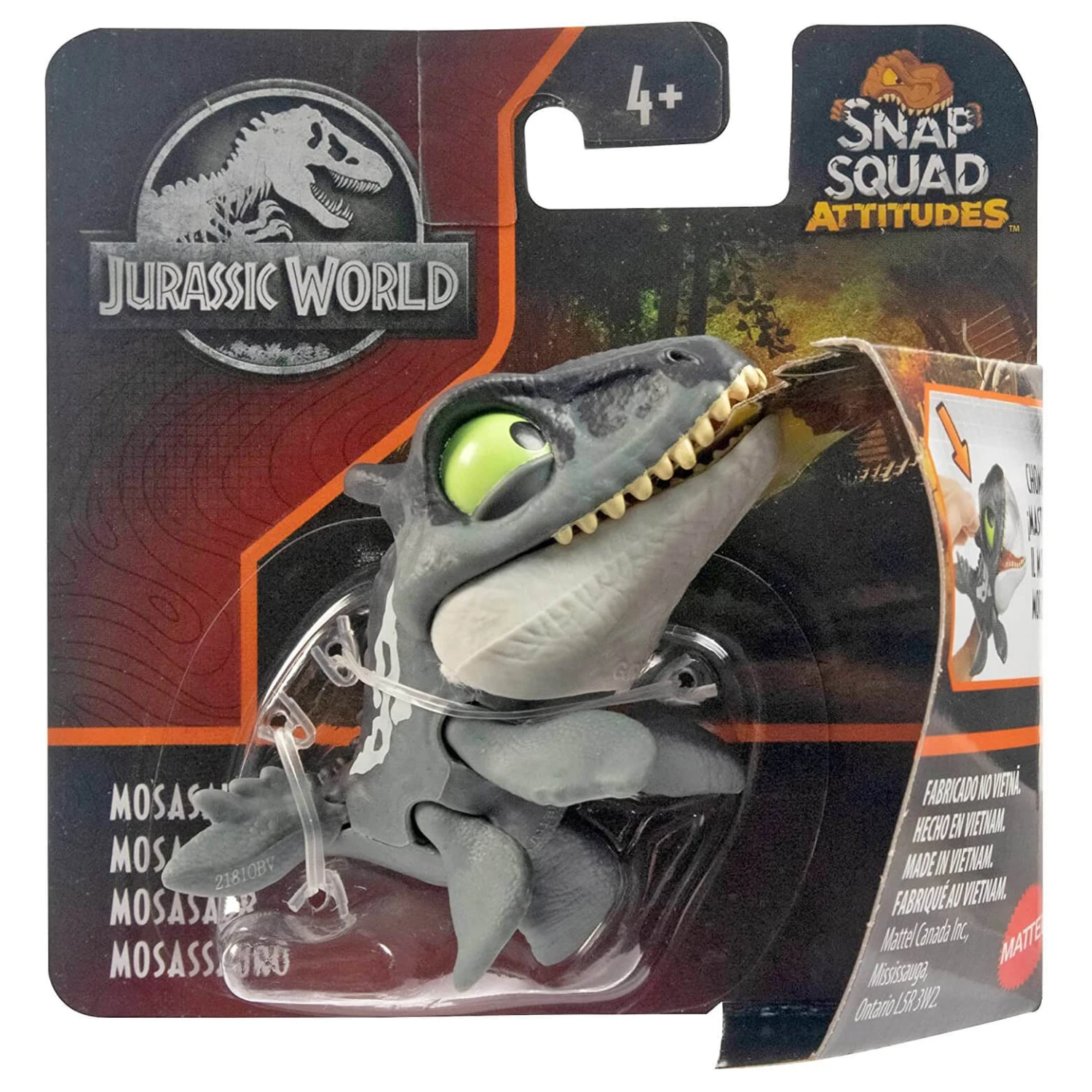 Jurassic World Snap Squad Attitudes Collectible Dinosaur 8cm 3 Jurassic World Snap Squad Attitudes Collectible Dinosaur 8cm