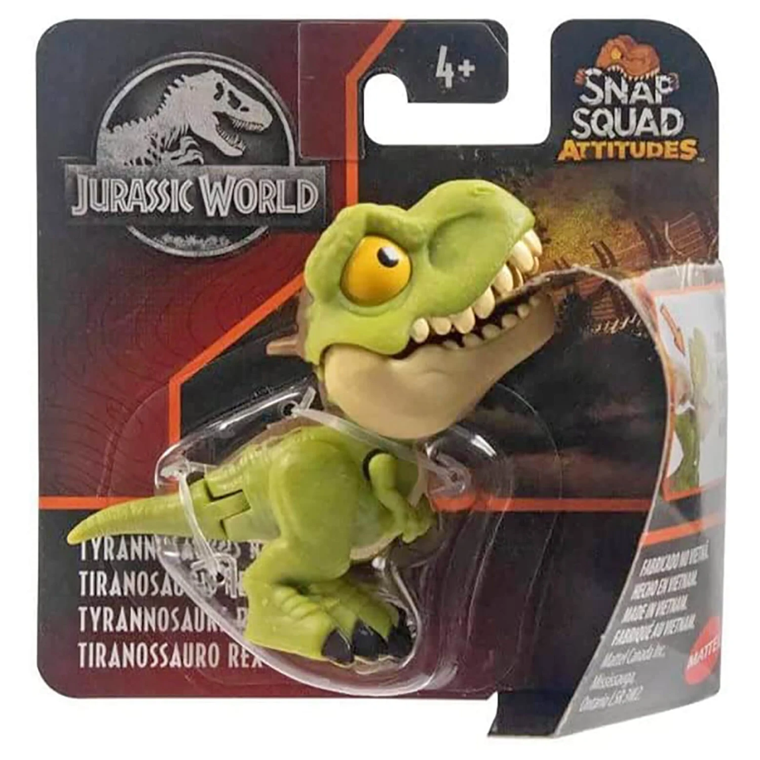 Jurassic World Snap Squad Attitudes Collectible Dinosaur 8cm 6 Jurassic World Snap Squad Attitudes Collectible Dinosaur 8cm - Image 4