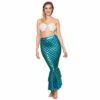 Long Blue Mermaid Skirt Fish Scales Tail Fancy Dress Costume -Halloween Supply Store EF 2254 1000 14150.1502959013.1100.1100