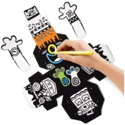 Helix Build & Colour Mini Velvet Money Box Maped Creativ 7cm Age 4+ -Halloween Supply Store EXO907013 3 opt