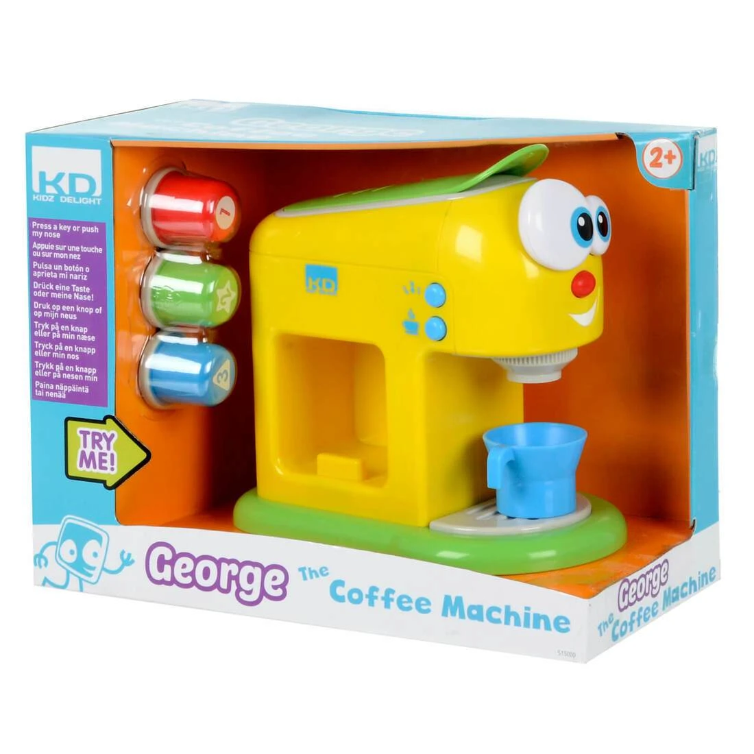 George The Coffee Machine Toy Sounds Music 3 Pods 9 Tunes 3 George The Coffee Machine Toy Sounds Music 3 Pods 9 Tunes