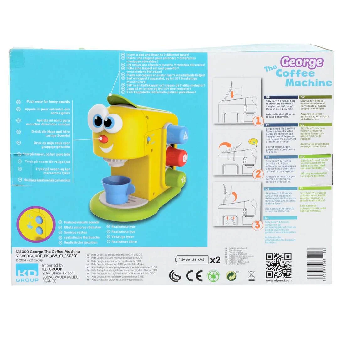 George The Coffee Machine Toy Sounds Music 3 Pods 9 Tunes 4 George The Coffee Machine Toy Sounds Music 3 Pods 9 Tunes - Image 2