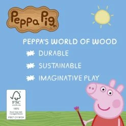 Peppa Pig Wooden Aeroplane Miss Rabbit Figure Suitcases -Halloween Supply Store GRA20 00112 6318 5 opt