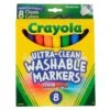 Crayola Ultra Clean Washable Markers Colour Max 8 Pack -Halloween Supply Store GRA58 7808 5993 1 opt
