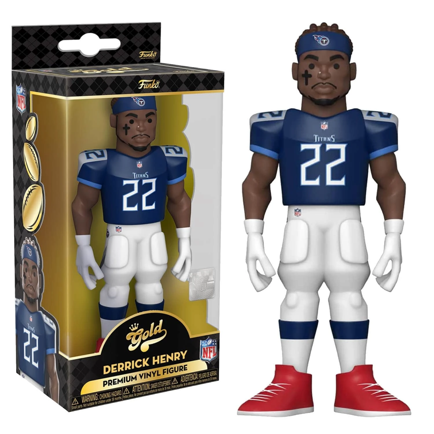 Funko Gold NFL American Football Player Vinyl Figure 13cm 5" 5 Funko Gold NFL American Football Player Vinyl Figure 13cm 5" - Image 3