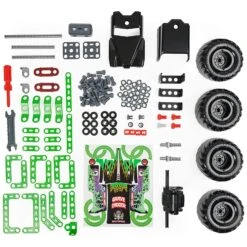 Meccano Junior Grave Digger Monster Truck Building Set 127 Pieces -Halloween Supply Store GRA6060171 6386 3 opt