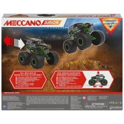 Meccano Junior Grave Digger Monster Truck Building Set 127 Pieces -Halloween Supply Store GRA6060171 6386 7 opt