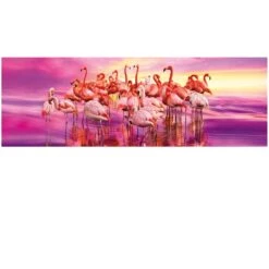 Clementoni High Quality Panaroma Jigsaw Puzzle Flamingo Dance 1000 Pieces -Halloween Supply Store GRA96704 6347 2 opt