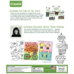 Crayola Whimsical Escapes Colouring Book Hallmark Artist 80 Pages -Halloween Supply Store GRA99 2021 6203 2 opt