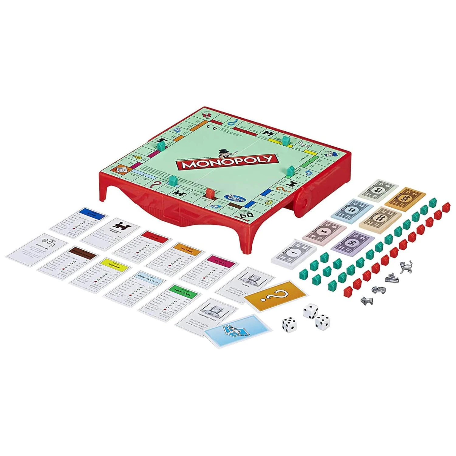 Monopoly Grab & Go Portable Family Game Property Trading Travel 4 Monopoly Grab & Go Portable Family Game Property Trading Travel - Image 2