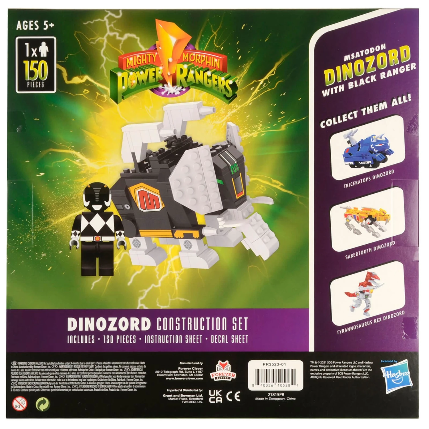 Power Rangers Dinozord Construction Set With Figure 150+ Pieces 7 Power Rangers Dinozord Construction Set With Figure 150+ Pieces - Image 5
