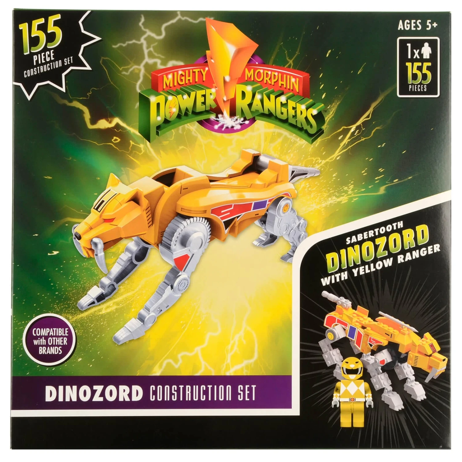 Power Rangers Dinozord Construction Set With Figure 150+ Pieces 4 Power Rangers Dinozord Construction Set With Figure 150+ Pieces - Image 2