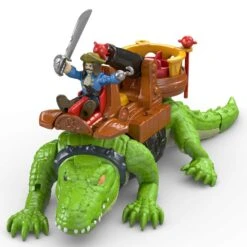 Imaginext Walking Crocodile & Captain Hook Action Figure 40cm -Halloween Supply Store GRADHH63 6447 9633 3 opt