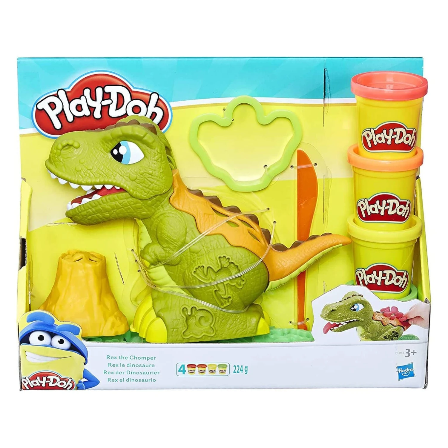 Play-Doh Rex The Chomper Set Dinosaur Interactive Figure 4 Tubs 3 Play-Doh Rex The Chomper Set Dinosaur Interactive Figure 4 Tubs