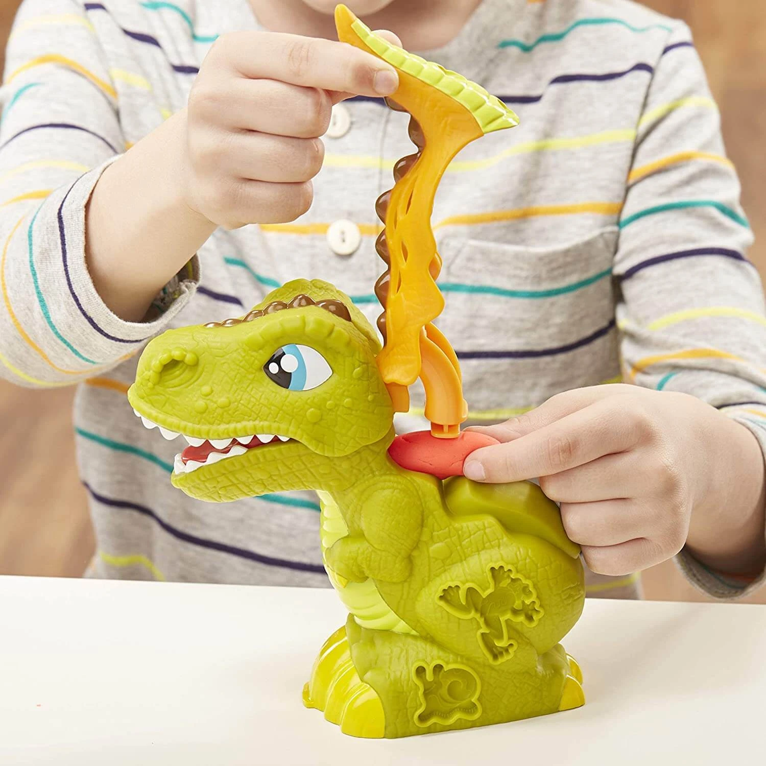 Play-Doh Rex The Chomper Set Dinosaur Interactive Figure 4 Tubs 5 Play-Doh Rex The Chomper Set Dinosaur Interactive Figure 4 Tubs - Image 3