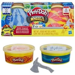 Play-Doh Wheels Compound Sets 2x8oz Tubs Dough Stamper Lid Tool 7 Play-Doh Wheels Compound Sets 2x8oz Tubs Dough Stamper Lid Tool -Halloween Supply Store GRAE4508 6137 EU42 B 1 opt