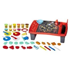 Play-Doh Kitchen Creations Big Grillin Playset 40 Piece BBQ Toy -Halloween Supply Store GRAE8742 6398 EL00 2 opt