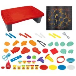 Play-Doh Kitchen Creations Big Grillin Playset 40 Piece BBQ Toy -Halloween Supply Store GRAE8742 6398 EL00 4 opt