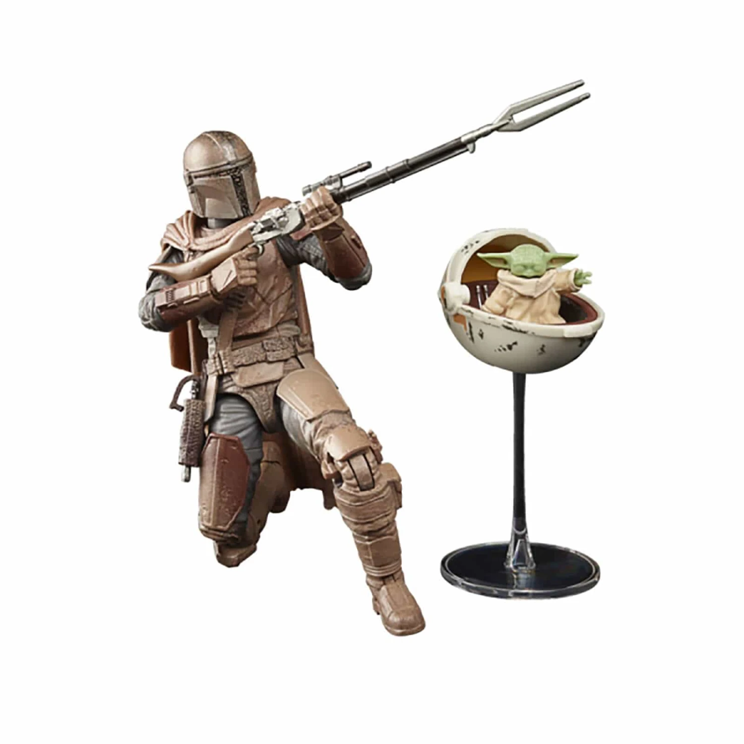 Star Wars Black Series The Mandalorian & Grogu Figure Set 15cm 4 Star Wars Black Series The Mandalorian & Grogu Figure Set 15cm - Image 2