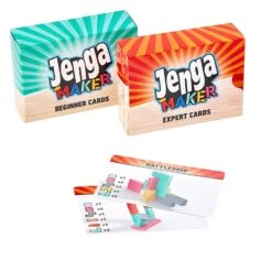 Hasbro Jenga Maker Family Game Build Race 28 Wooden Blocks Age 8+ -Halloween Supply Store GRAF4528 6358 1020 5 opt