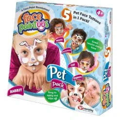 Face Paintoos Pack 5 Tattoos Designs Fancy Dress Fun Art 14 Face Paintoos Pack 5 Tattoos Designs Fancy Dress Fun Art -Halloween Supply Store GRAFP002 6119 1 opt