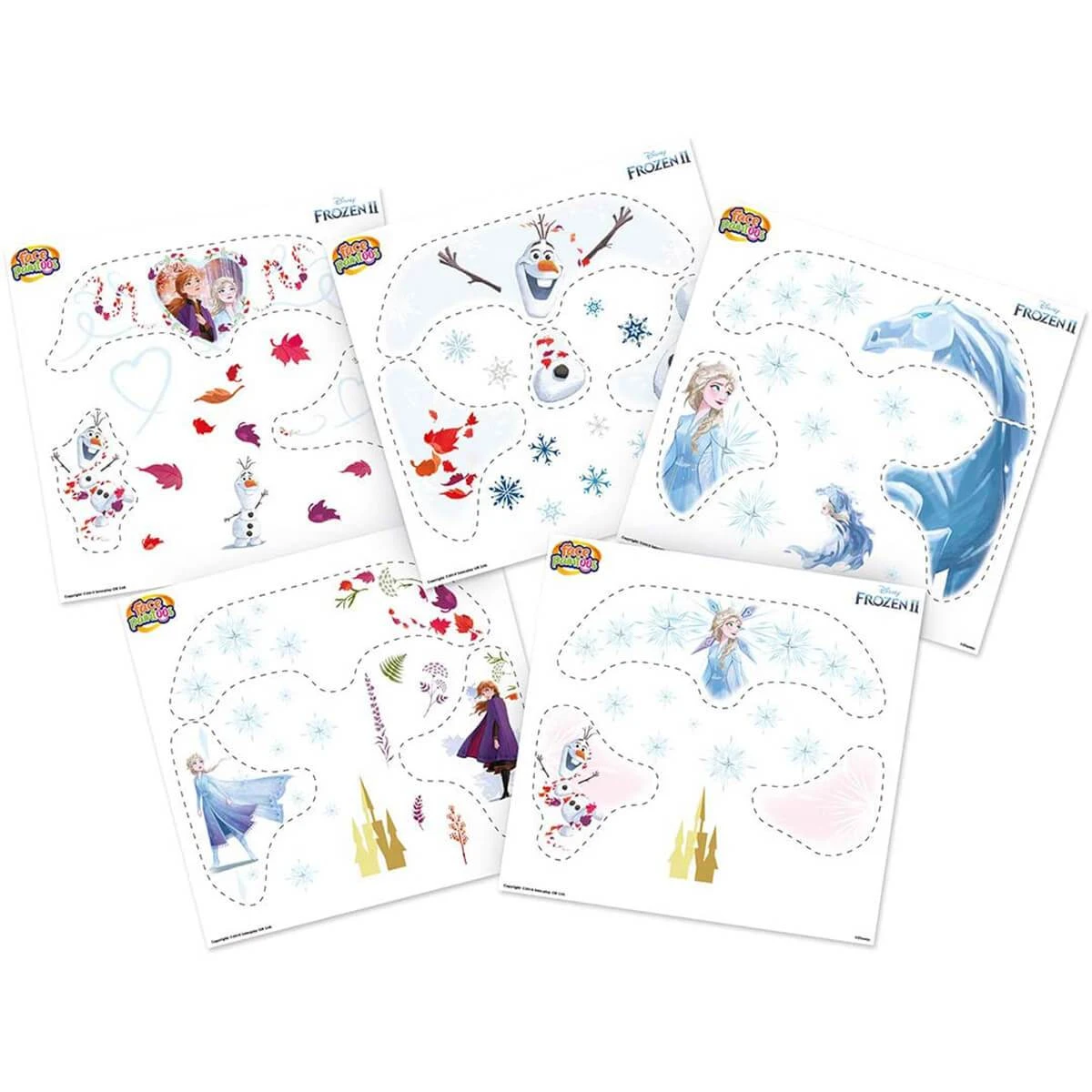 Face Paintoos Pack 5 Tattoos Designs Fancy Dress Fun Art 10 Face Paintoos Pack 5 Tattoos Designs Fancy Dress Fun Art - Image 8