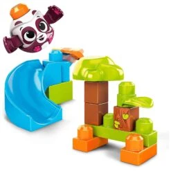 Mega Bloks Peek-a-Blocks Animal Slide Building Set 14 Pieces -Halloween Supply Store GRAGKX66 6419 B A 2 opt