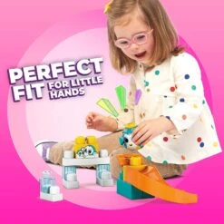 Mega Bloks Peek-a-Blocks Animal Slide Building Set 14 Pieces -Halloween Supply Store GRAGKX66 6419 B B 3 opt